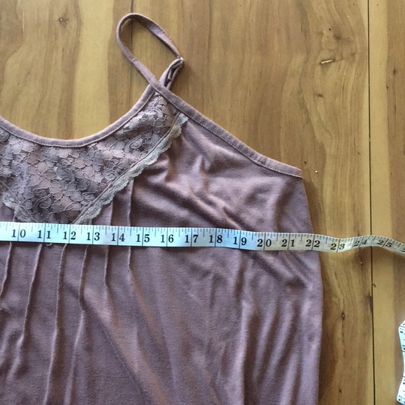 Mauve lace detail top - Picture 5 of 6